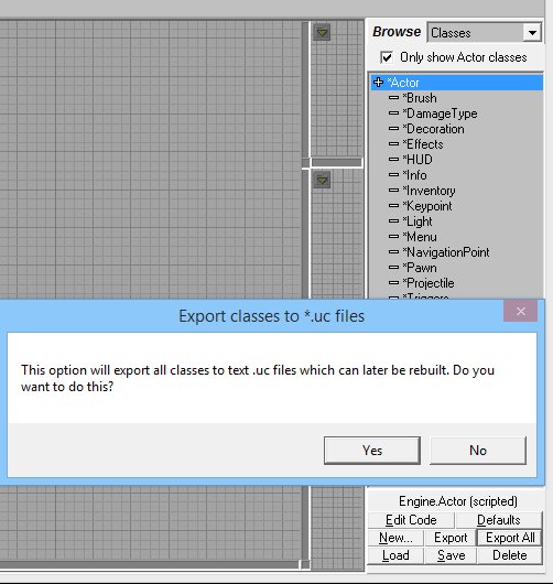 editor export scripts