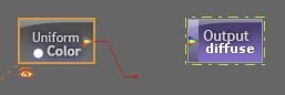 The wire is red, indicating that no connection has been made