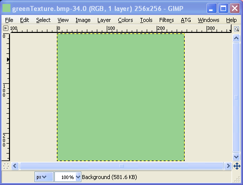 My new texture in The Gimp