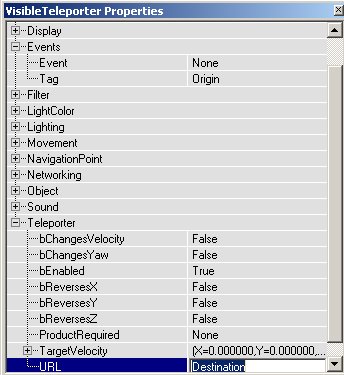 Teleport Properties