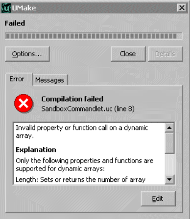 [UMake compilation failure]