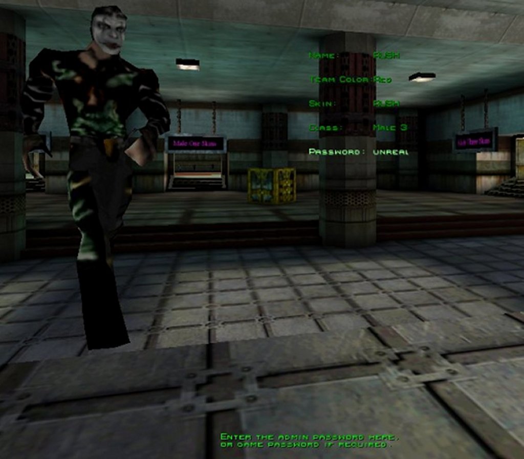 Player Setup Password