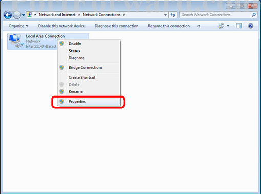 Static IP Change AdapterProperties