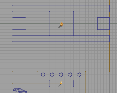 rozmieszczenie poszczeg�lnych �cian na siatce