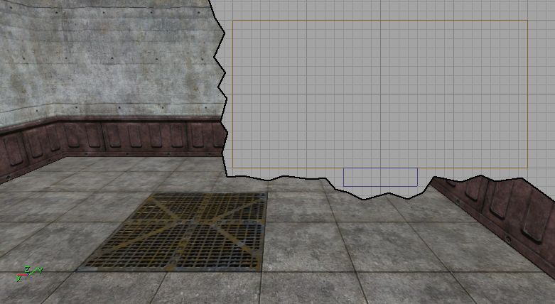 Simple brush sinking example.