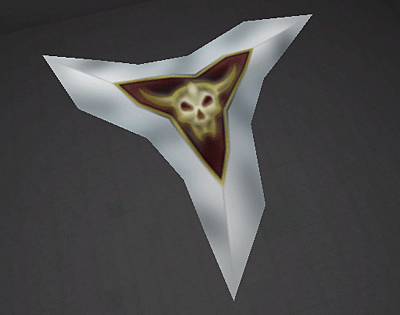 A shuriken made in MilkShape and imported into UEd3
