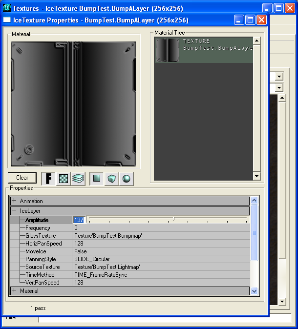 Setting up the IceTexture...