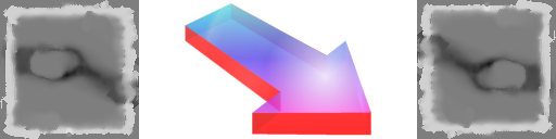 First Picture: Original terrain Second Picture: End Result