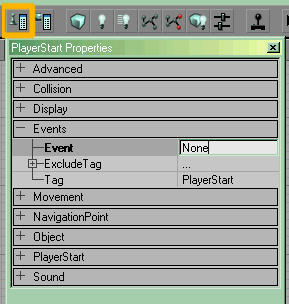Actor Properties Window