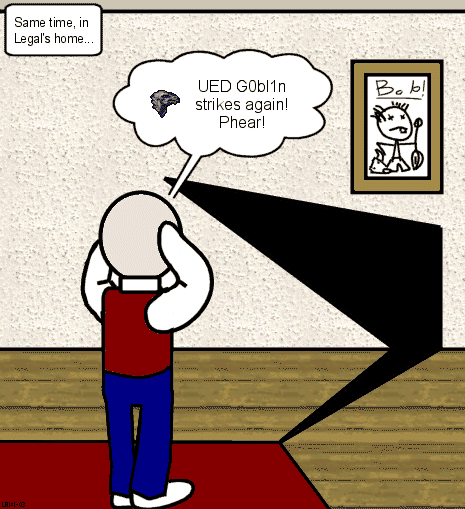 An error in the BSP tree affects part of a wall and floor.  A black hole or "hall of mirrors" is the result.