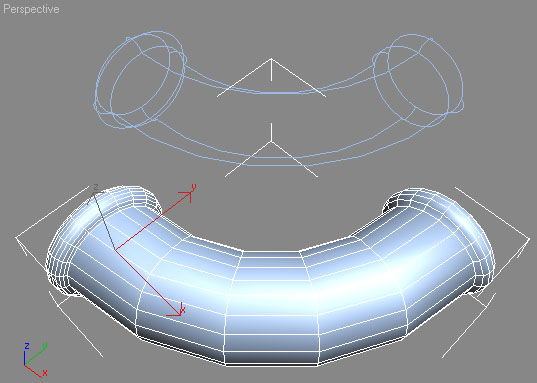 The flange on the right side is much more reasonable to be used