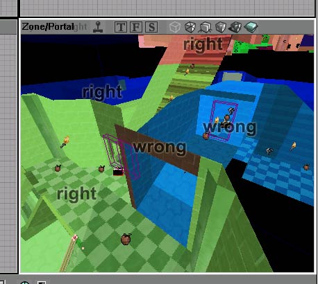 Example of a zoning error.