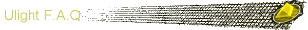 Ulight F.A.Q